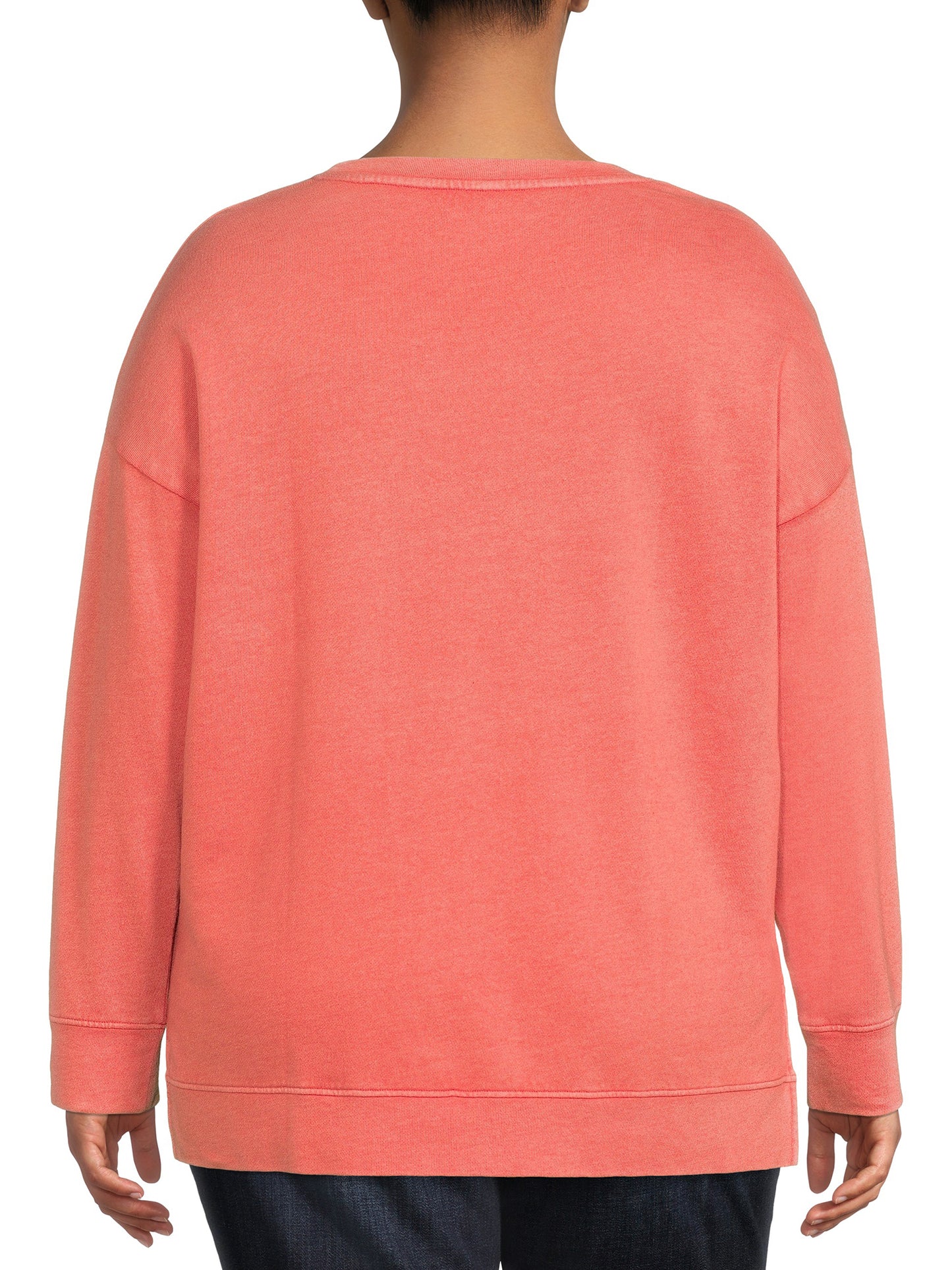 Terra & Sky Women Plus Size French Terry Sweatshirt