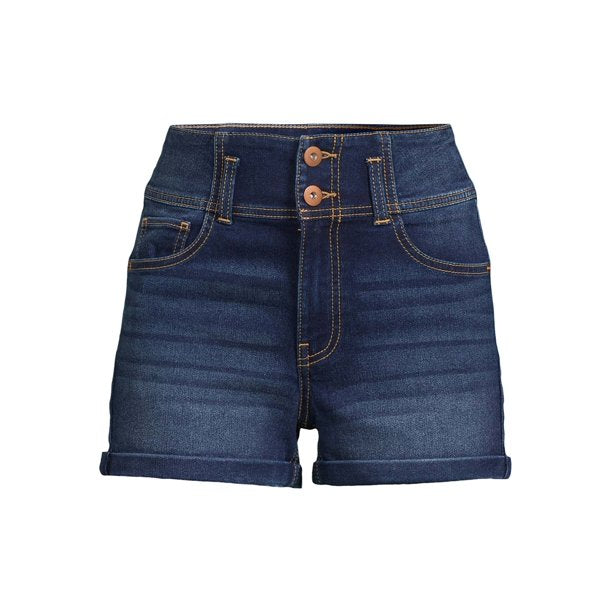 No Boundaries Juniors 2 Button Corset Shorts