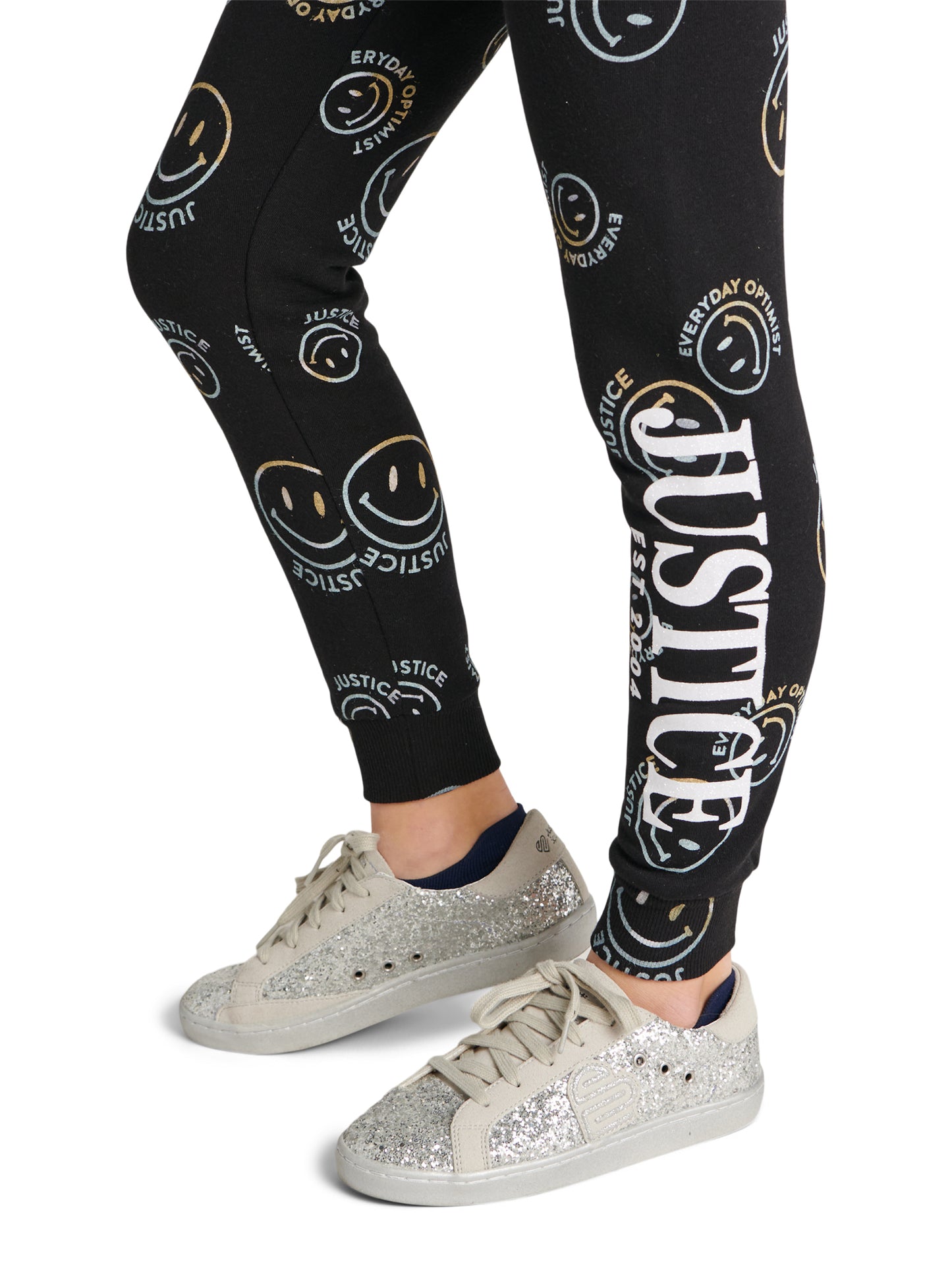 Justice Girls Graphic Fleece Joggers
