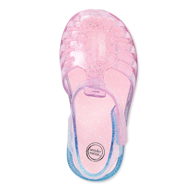 Wonder Nation Toddler Girls Jelly Sandals