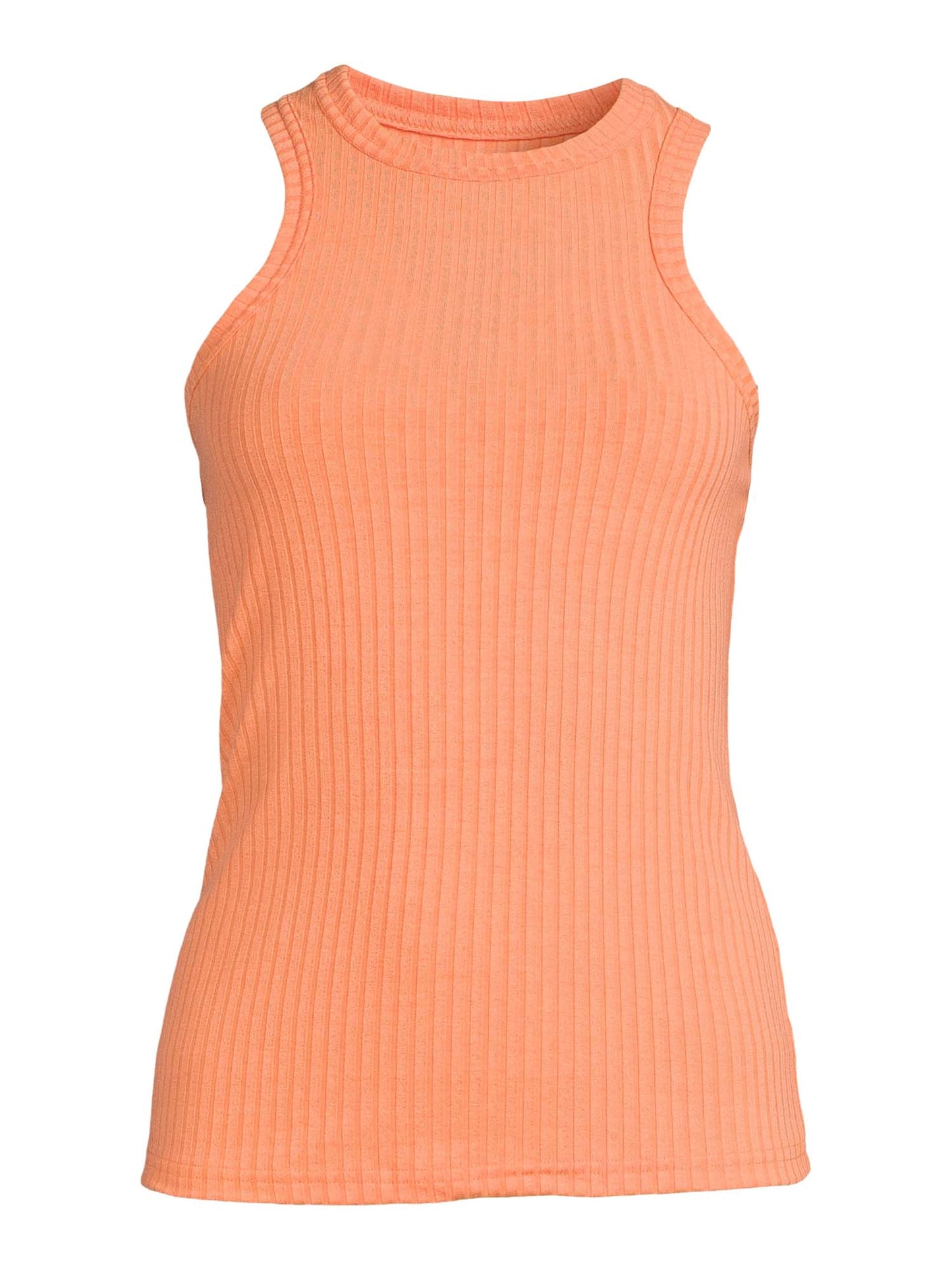 LA threads Active Women's Fitted Rib Racerback Tank Top