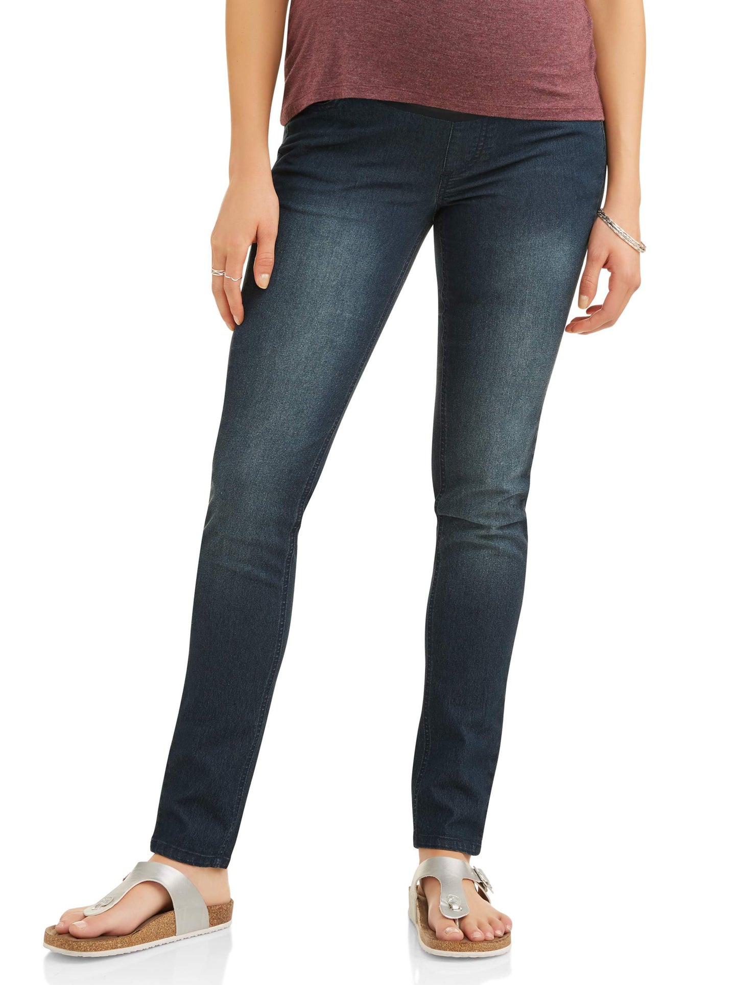 Maternity Oh! Mamma Skinny Jeans with Full Panel