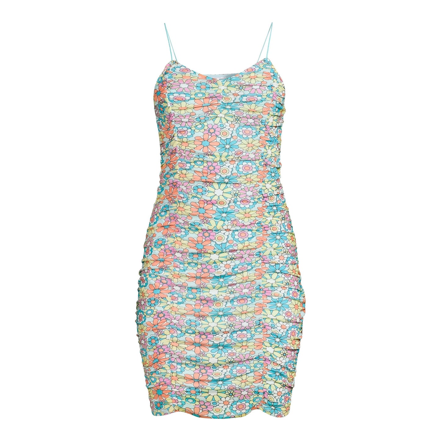 No Boundaries Juniors Print Mesh Dress