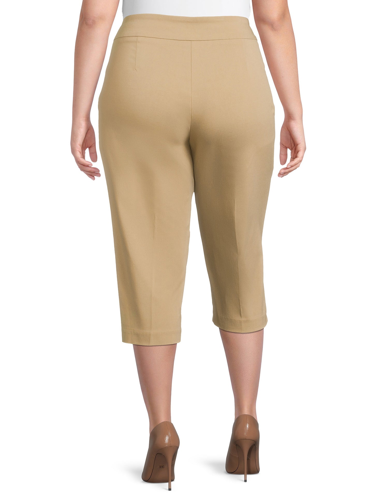 Terra & Sky Womens Plus Size Millennium Capri Pants