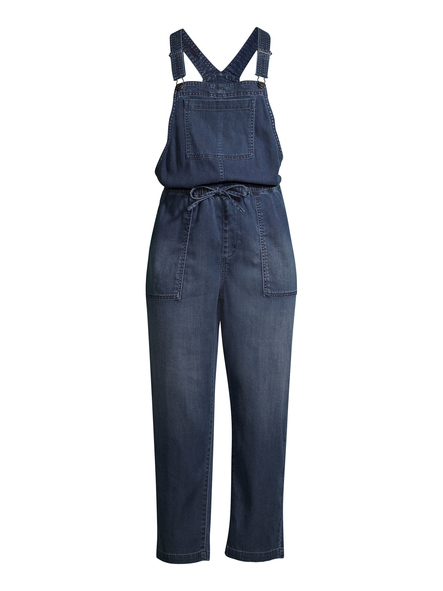 Time and Tru Women's Denim Overall with Pockets