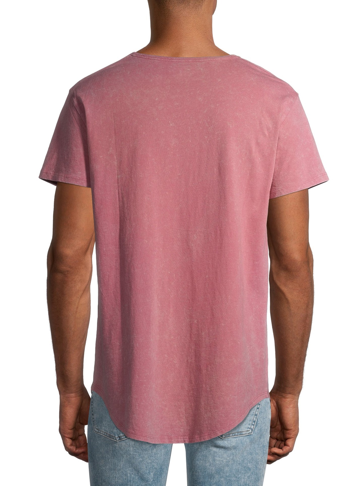 No Boundaries Mens Elongated T-Shirt, 2-Pack