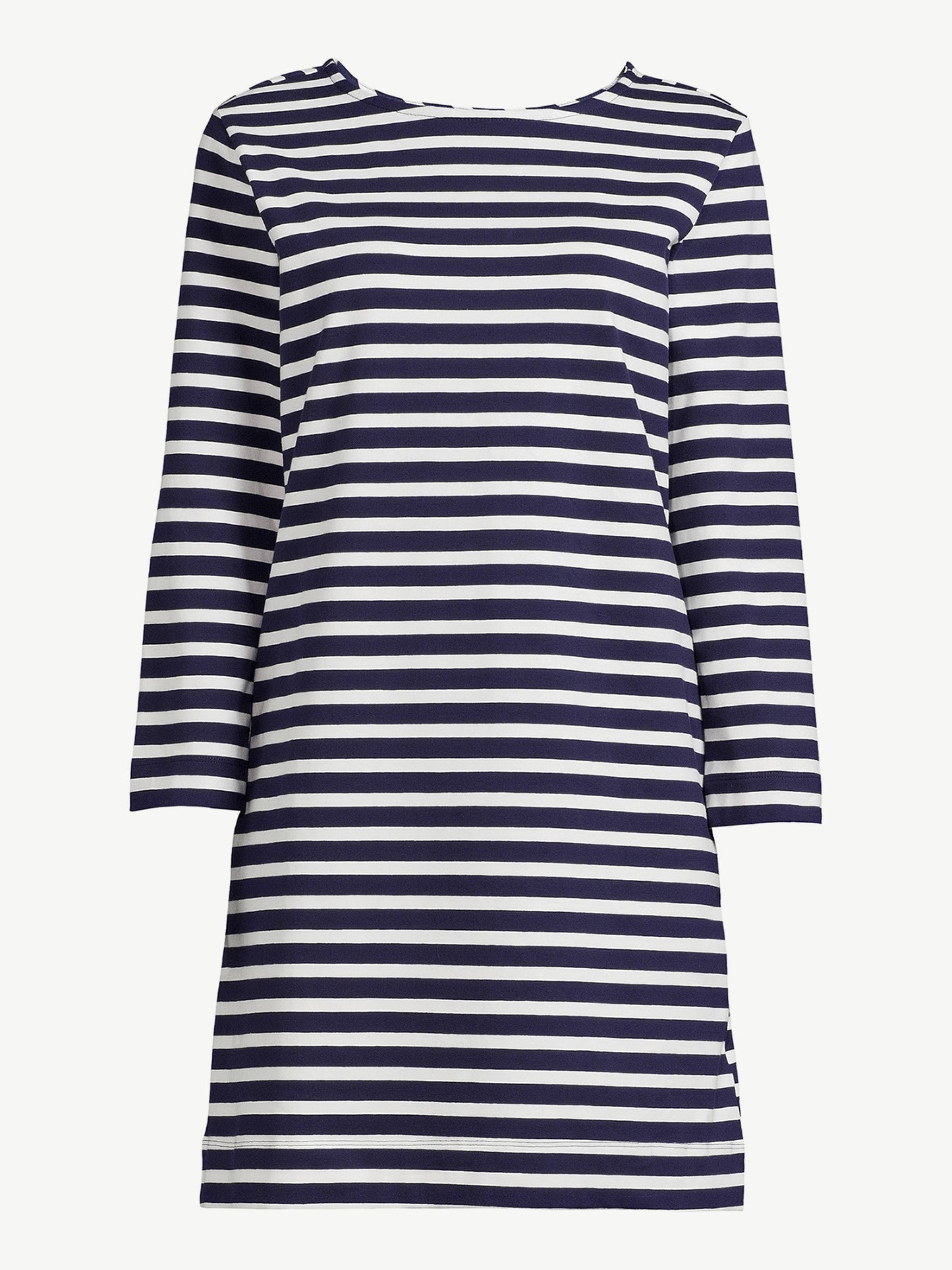 Free Assembly Womens Boatneck Mini Dress with Long Sleeves