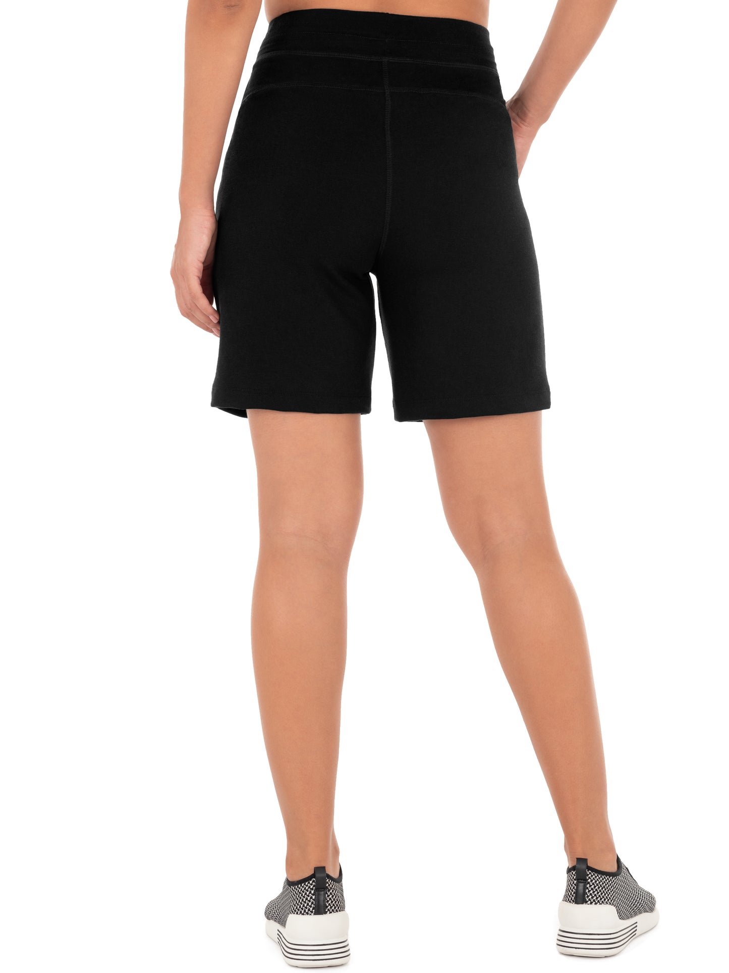 Athletic Works Womens French Terry Athleisure 7 Drawstring Short