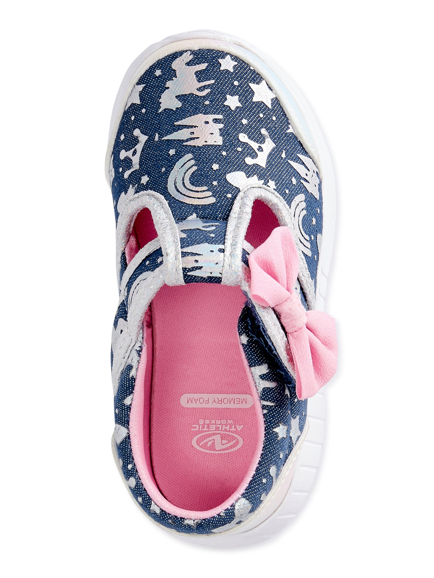 Athletic Works Toddler Girls T-Shirt Sneakers