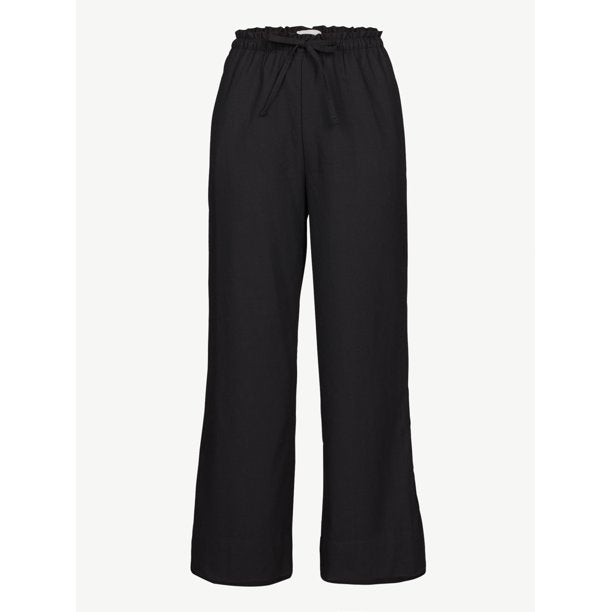 Free Assembly Womens Wide-Leg Pull-On Pants