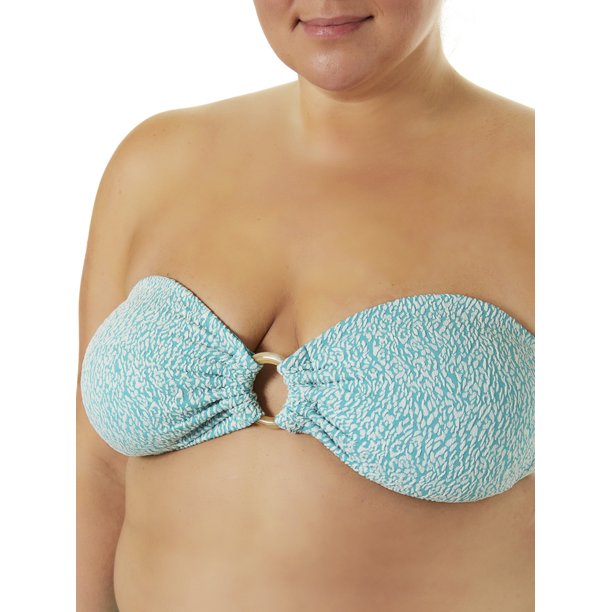 Time and Tru Women's O-Ring Bikini Top