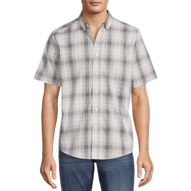 George Mens Short Sleeve Poplin Shirt