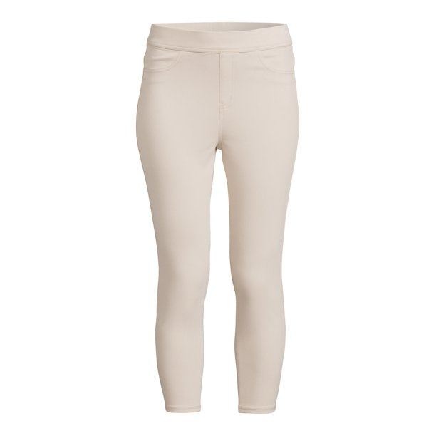 Time and Tru Women's Mid Rise Capri Jegging