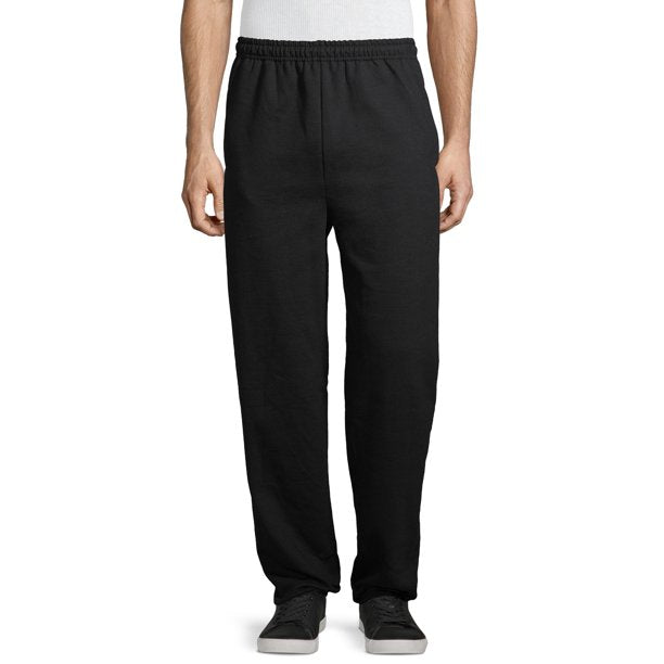 Gildan Mens Fleece Elastic Bottom Pocketed Sweatpants