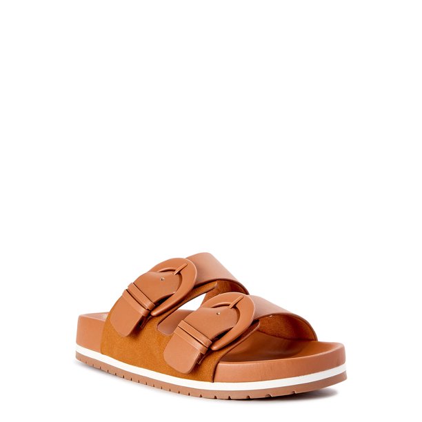 Time and Tru Womens Dressy Footbed Slide