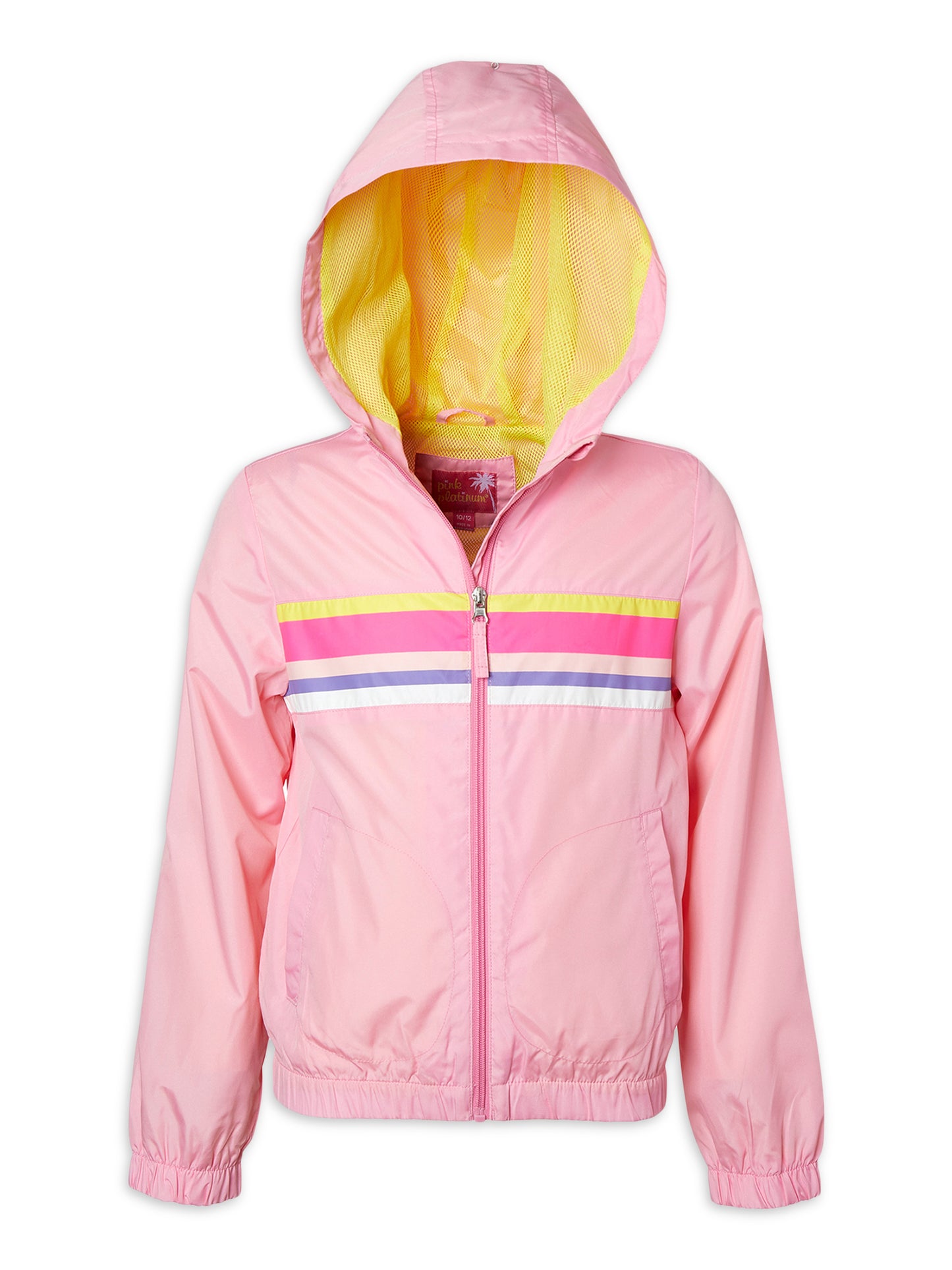 Pink Platinum Toddler Girls Pack in Pocket Windbreaker Jacket