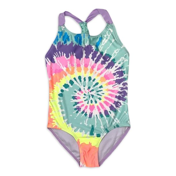 Freestyle Girls One Piece Tye Dye Swimsuit