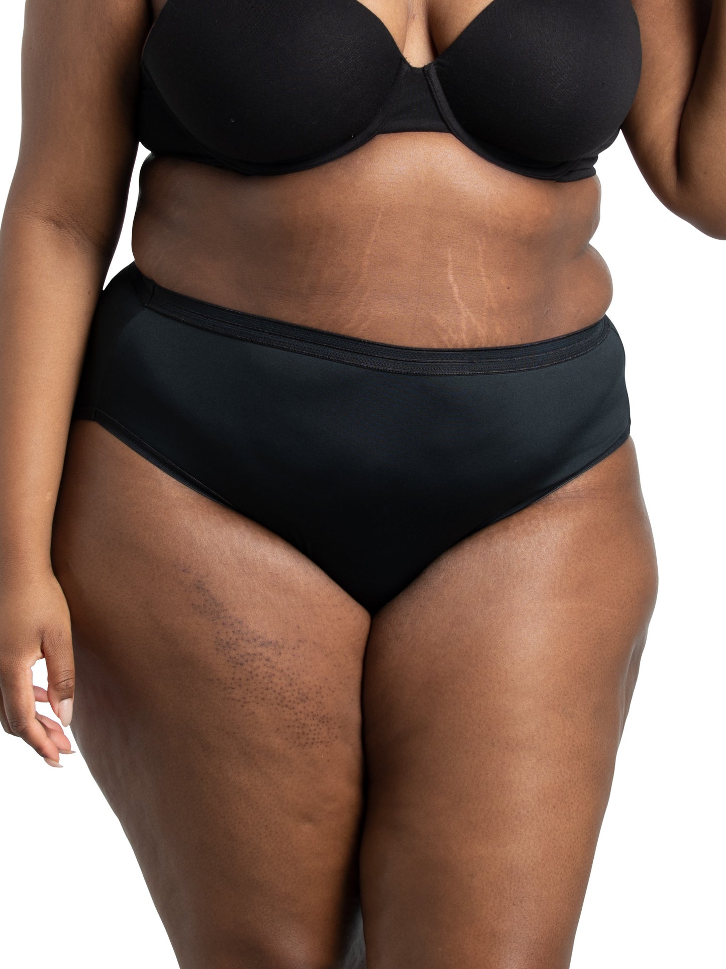 Fit for Me Womens Plus Size Microfiber Assorted Brief Underwear, 6-Pack