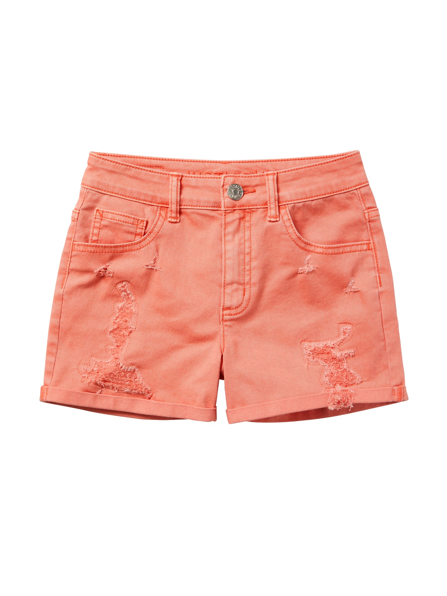 Justice Girls Mini Mom Color Denim Shorts