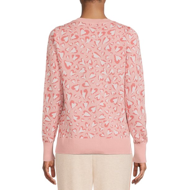 Time and Tru Womens Long Sleeve Pullover Talking Sweaters