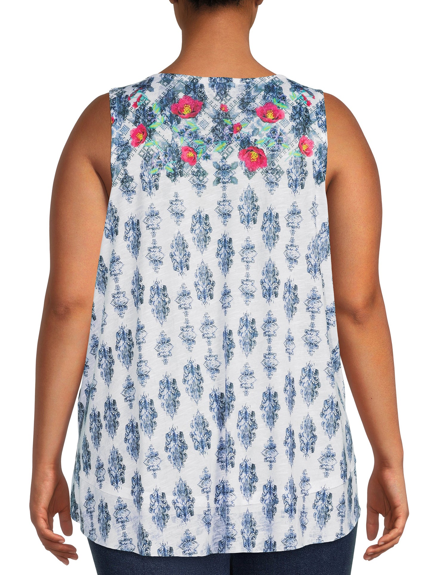 Concepts Womens Plus Size Sublimation Tank Top