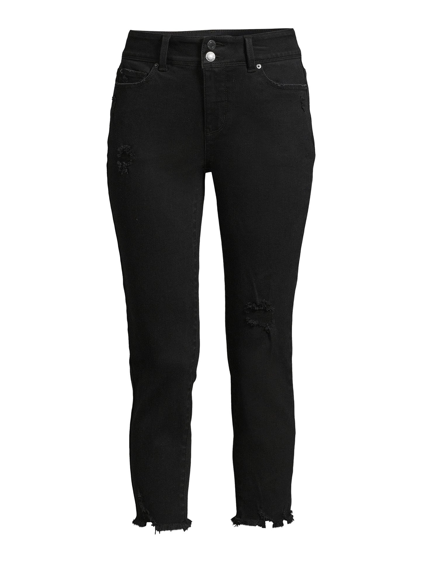 Time and Tru Womens Stretch Denim Capri Jeans