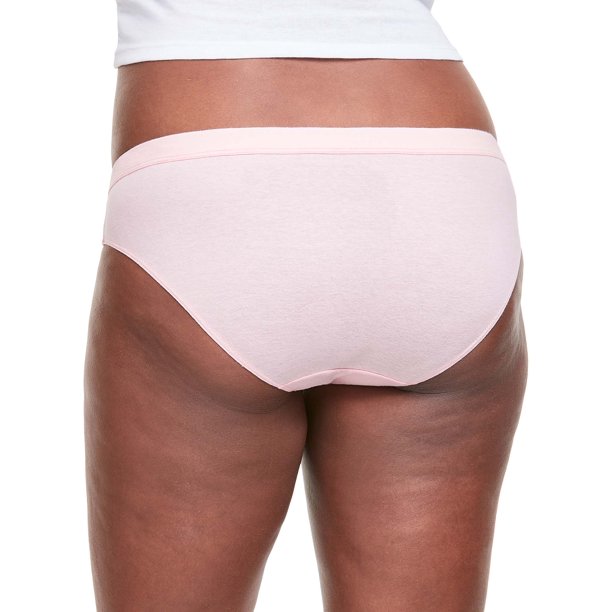 Just My Size Women's Pure Comfort Cotton Hipsters, 6-Pack