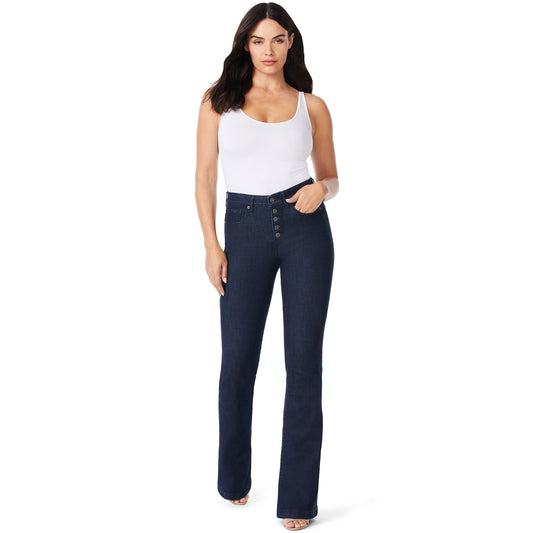 Sofia Jeans Women's Melisa Flare High Rise Jeans (5 Buttons)