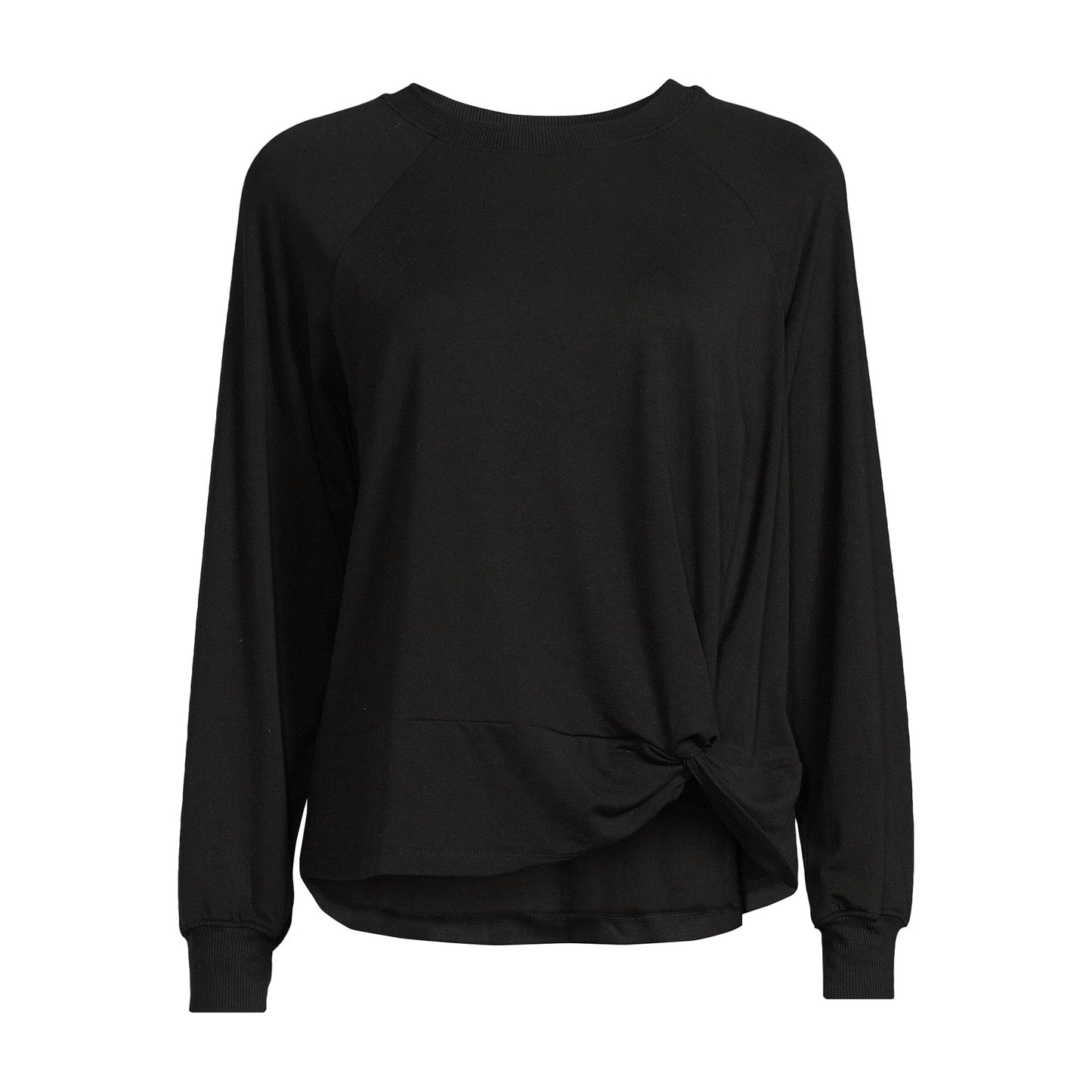 Time and Tru Womens Long Sleeve Twist Top,