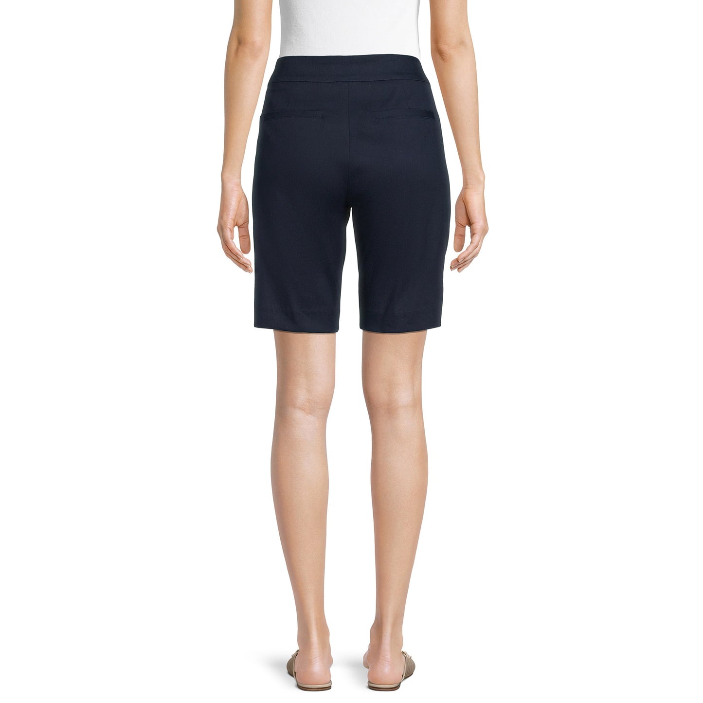 Time and Tru Womens Pull-On Bermuda Shorts