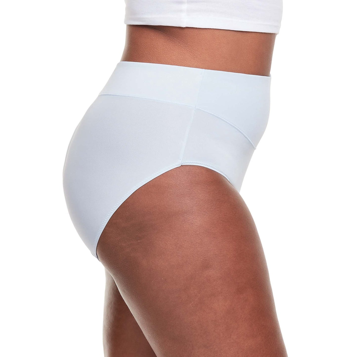 Hanes Womens Signature Smoothing Microfiber Brief Underwear, 6-Pack