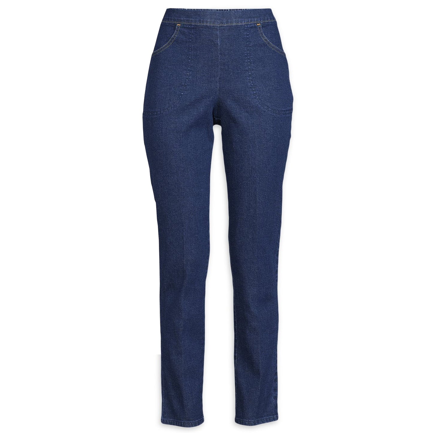 RealSize Womens Stretch Pull On Pants with Two Front Pockets