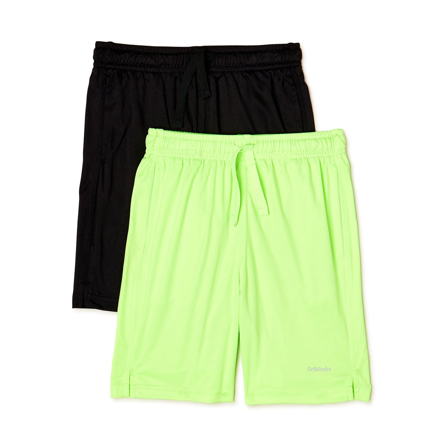 Athletic Works Boys Shorts, 2-Pack