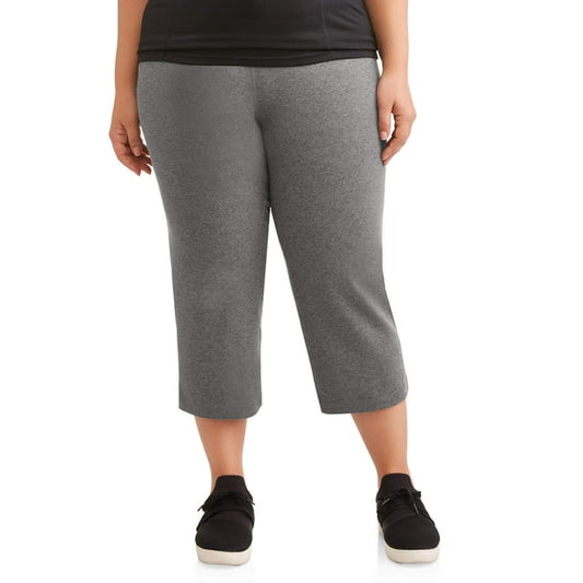 Athletic Works Womens Plus Size Dri More 22 Core Capri