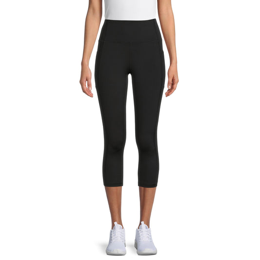 Avia Womens 21 High Waist Capri Legging with Side Pockets