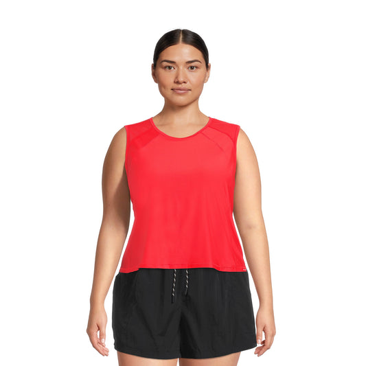 Avia Women's Cutout Back Cropped Tank Top