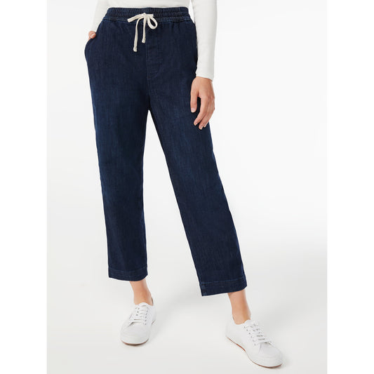 Free Assembly Womens Classic Denim Joggers