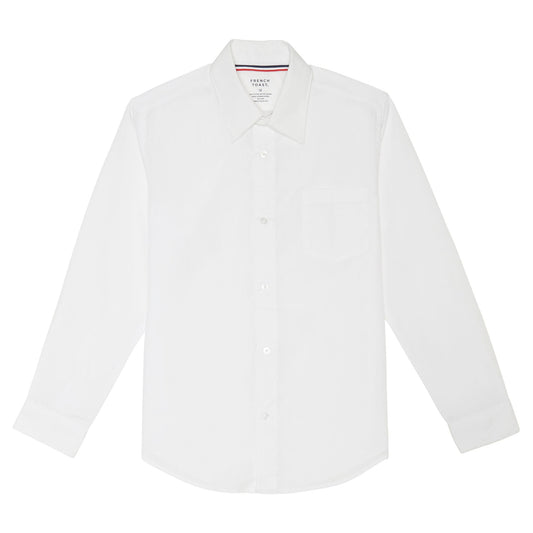 French Toast Boys School Uniform Long Sleeve Classic Button-Up Dress Shirt