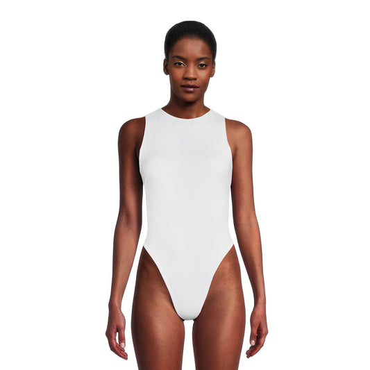 Madden NYC Women's High Neck Bodysuit