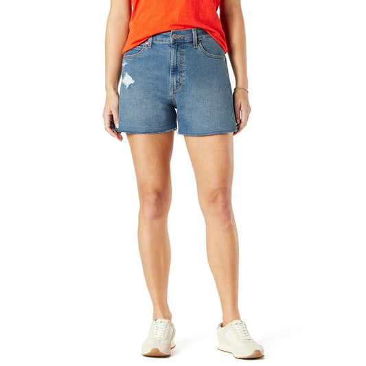 Signature by Levi Strauss & Co. Womens Heritage 3 High Rise Cutoff Short