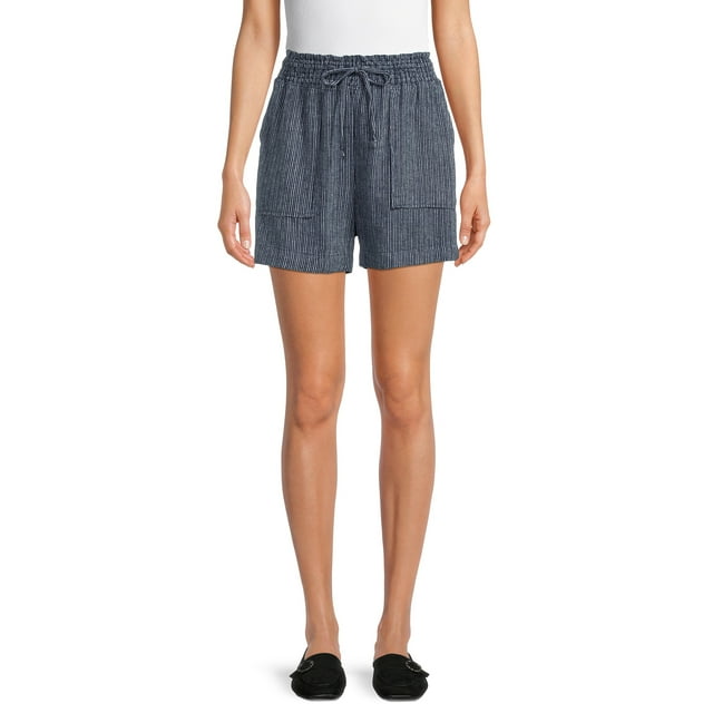 Time and Tru Womens Linen Shorts