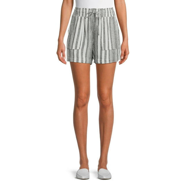 Time and Tru Womens Linen Shorts