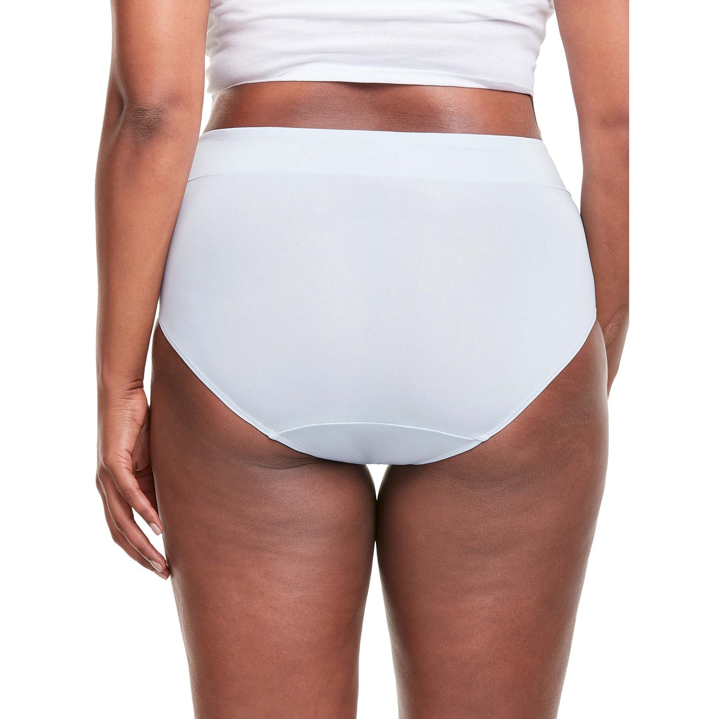 Hanes Womens Signature Smoothing Microfiber Brief Underwear, 6-Pack