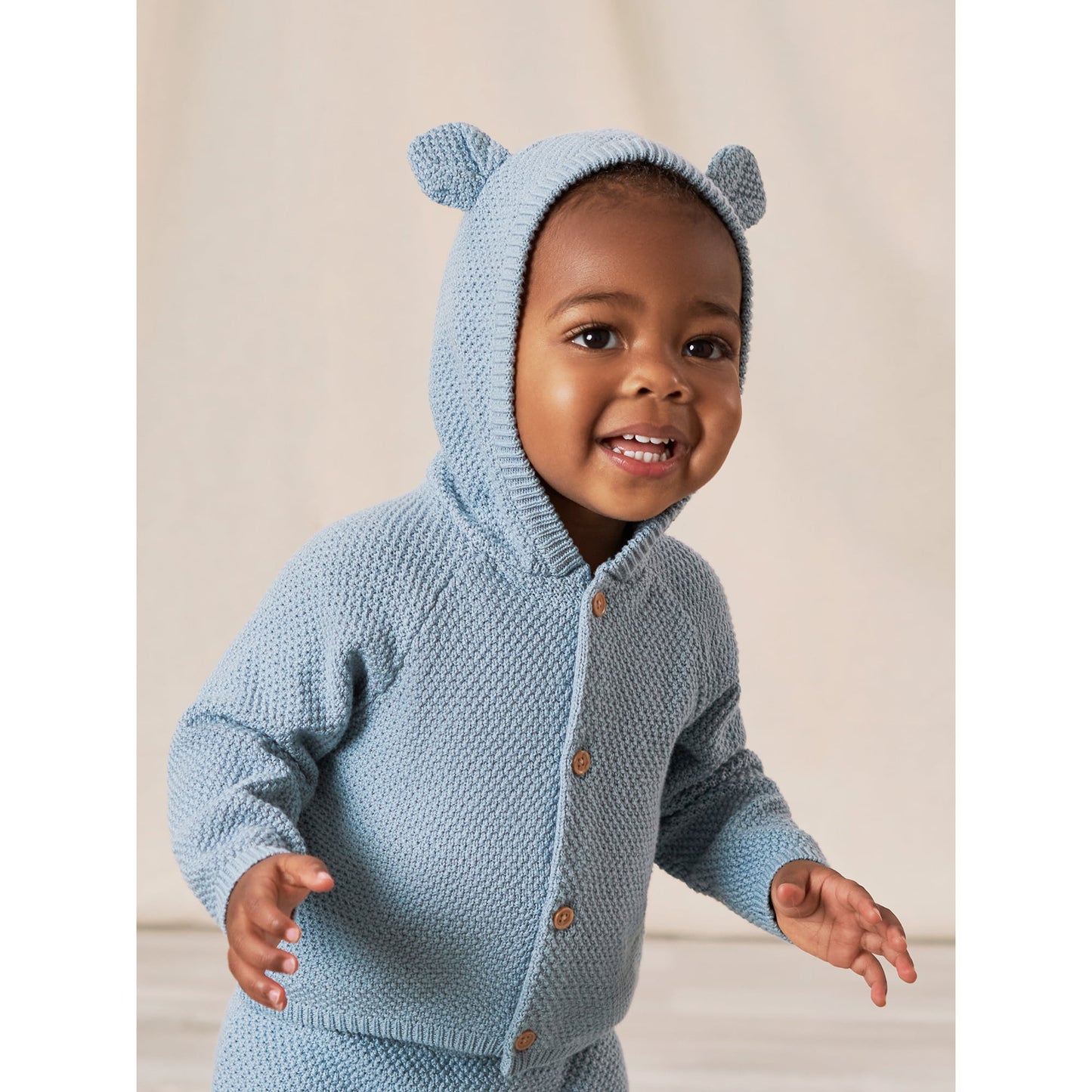Modern Moments by Gerber Baby Boy Sweater Knit Cardigan, Bodysuit, & Pant Outfit Set, 3-Piece
