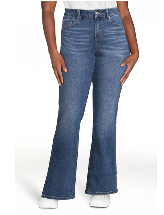 No Boundaries Juniors' Mid Rise Bootcut Jeans