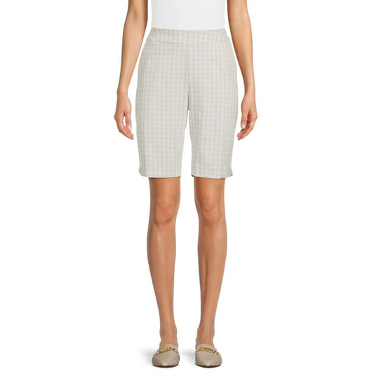 Time and Tru Womens Pull-On Bermuda Shorts