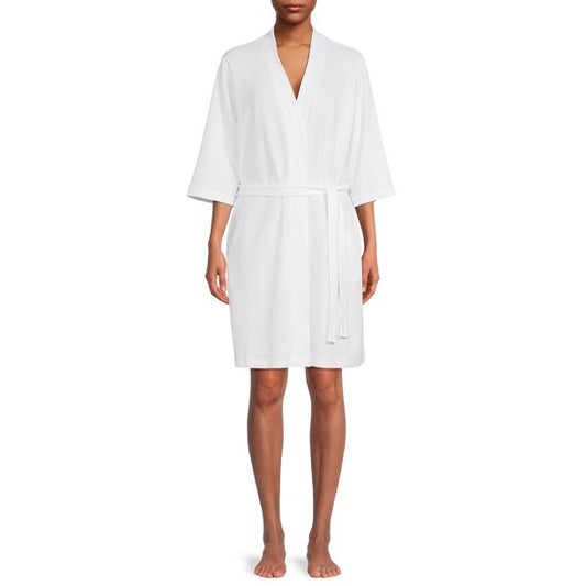 Lissome Womens Size Waffle Wrap Robe