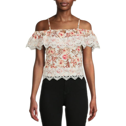 No Boundaries Juniors Off the Shoulder Top