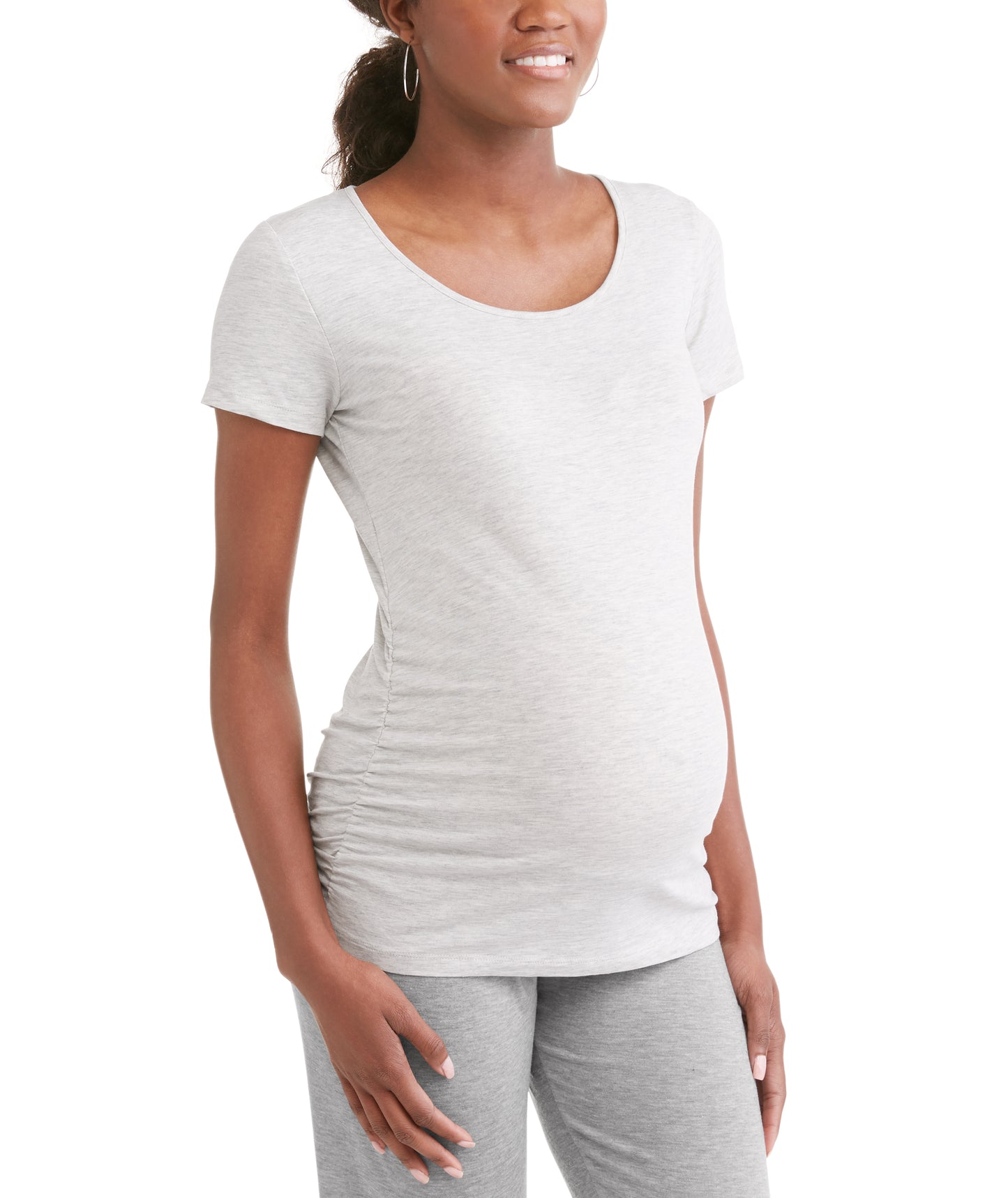 Oh! Mamma Maternity Scoop Neck Tee 2 Pack