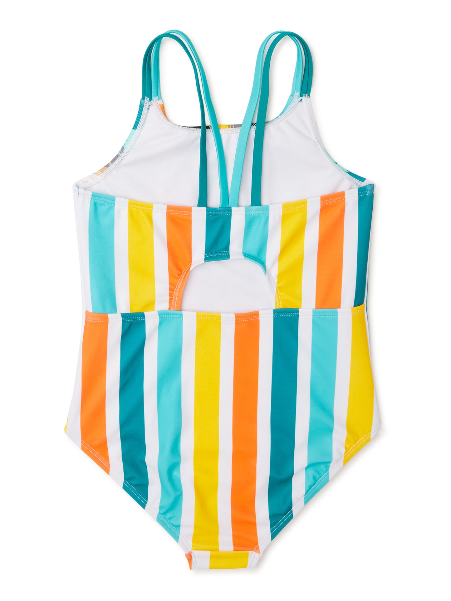 Wonder Nation One Piece Swimsuit with UPF 50+ Sun Protection & Plus